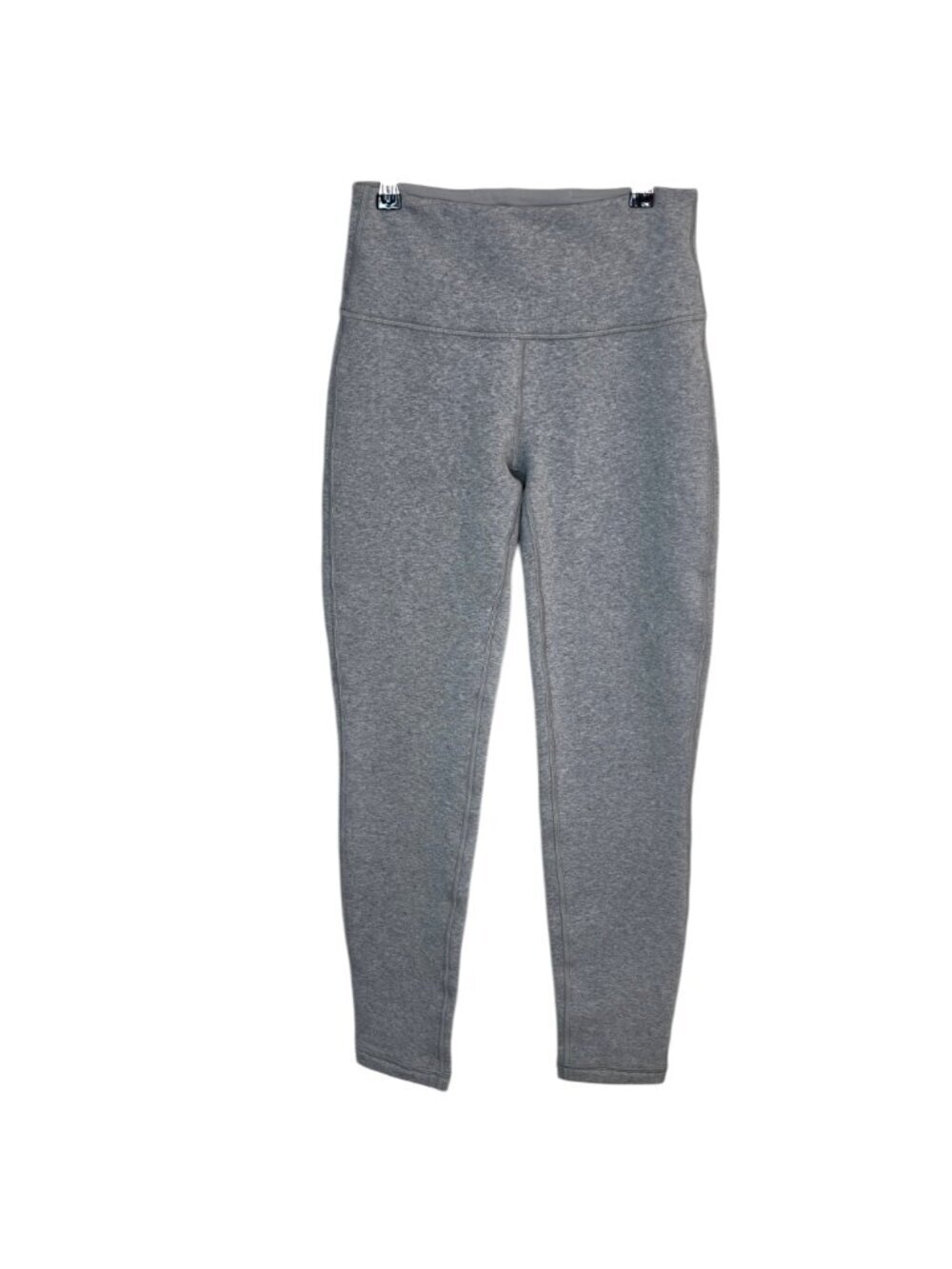 Lululemon Wunder Lounge Pant, Cotton Fleece, Thick Warm, High-Rise, Grey, Sz 4